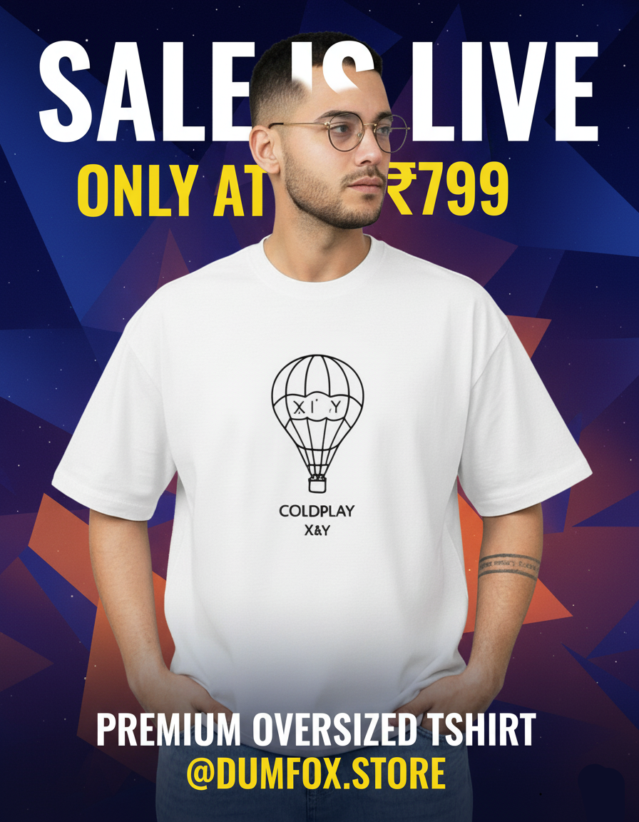 Coldplay Classic Oversized T-Shirt